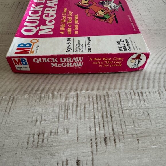 UNPUNCHED 1981 Milton Bradley Quick Draw McGraw Game - Picture 9 of 12